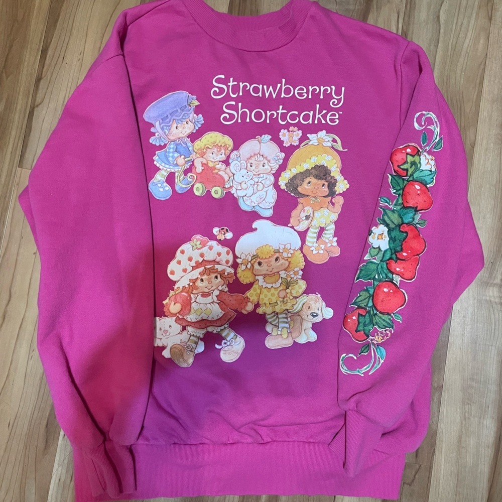 Strawberry Shortcake Kids Pink Sweatshirt
